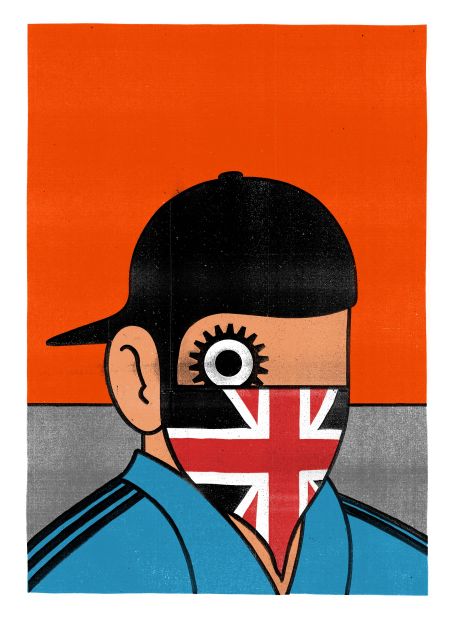 David Pellam's famous Penguin book cover for Anthony Burgess' "A Clockwork Orange" keeps its 1960s pop art feel despite Paul Insect inserting an altogether more modern subject.