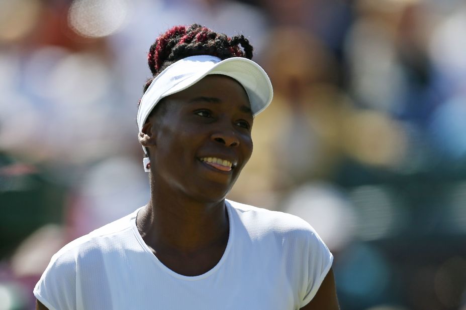 It is five-time champion Williams' first Wimbledon semifinal since 2009, when she last met younger sister Serena in a grand slam singles title match.  