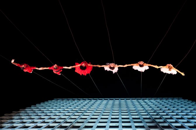 Every time they perform on a new structure they need to adjust their choreography depending on its height and architectural features -- in part to match the building's spirit but not the least to avoid landing on windows or ledges. 