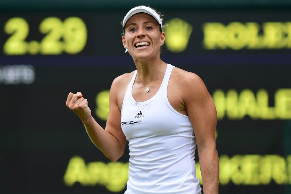 Former world No. 1 Williams, seeded eighth in southwest London, will next play Australian Open champion Angelique Kerber (pictured).