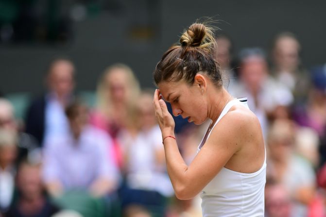 The German fourth seed won 7-5 7-6 (7-2) against Simona Halep, extending the Romanian world No. 5's wait for a first grand slam title. 