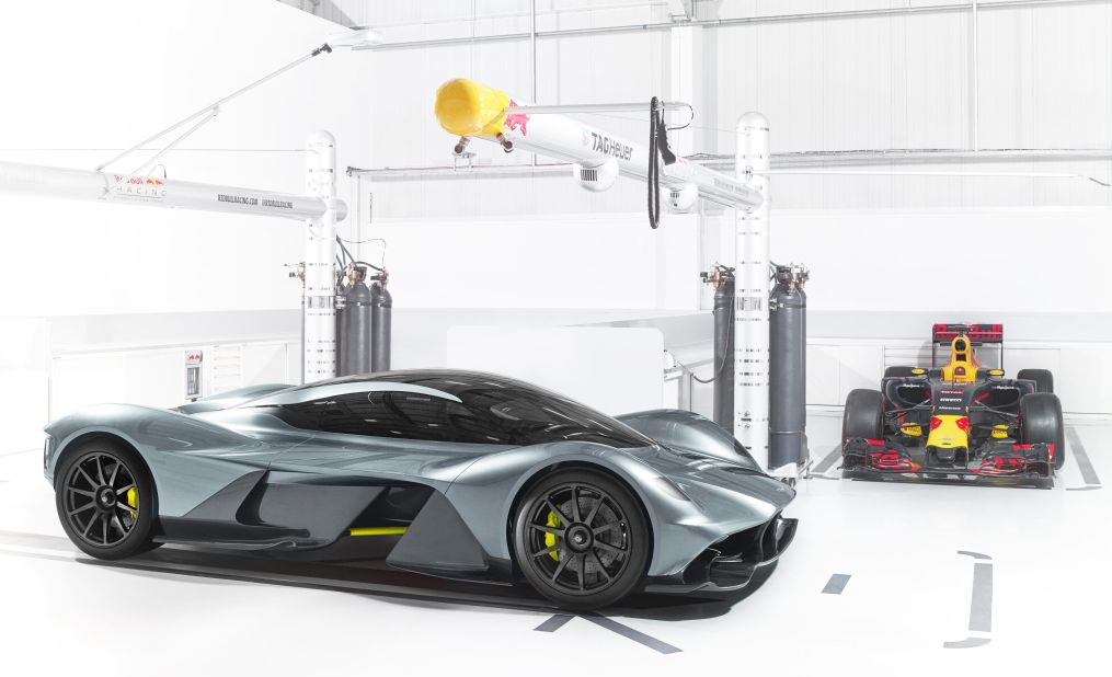 Aston is suggesting the AM-RB 001 should be able to lap circuits as quickly as a modern-day F1 car.