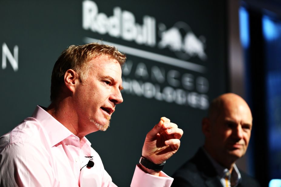 Aston Martin designer Reichmann (left) worked with Red Bull technical guru Adrian Newey on the project.