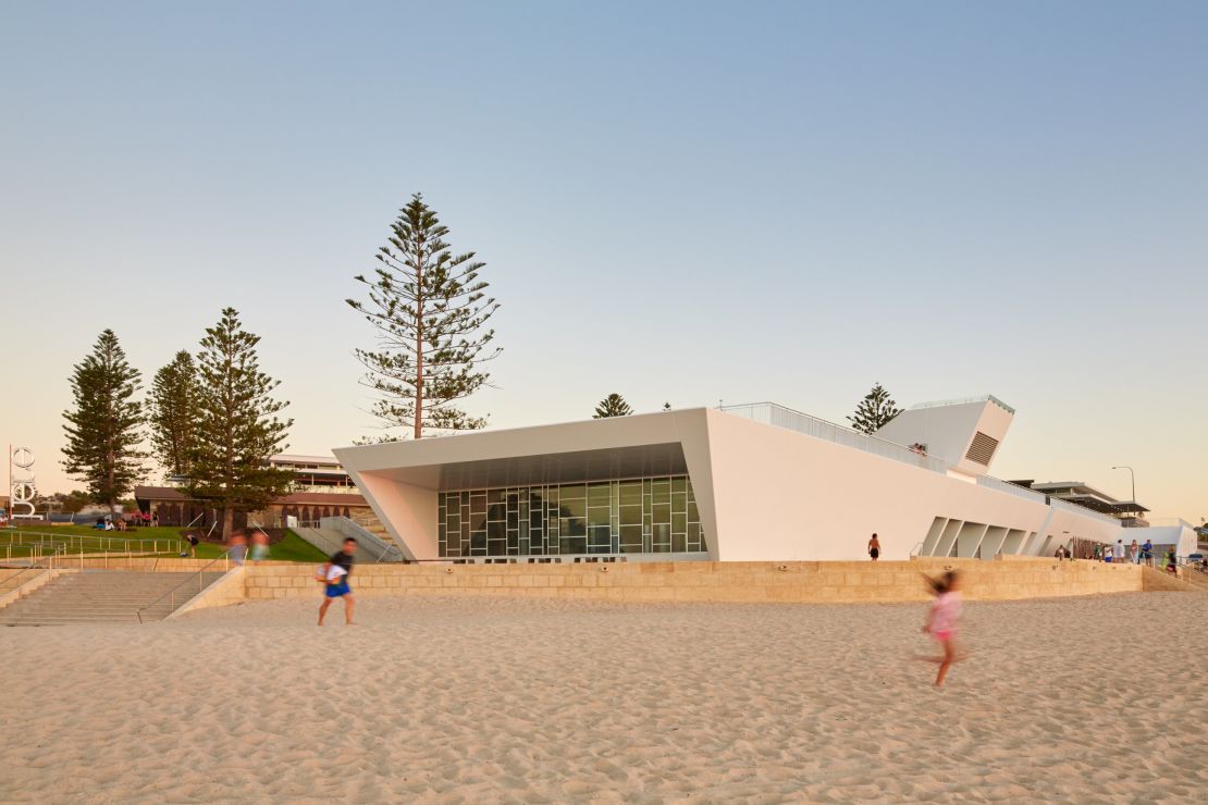 City Beach Surf Life Saving Club in Perth, Australia, designed by Christou Design Group, won a 2016 Western Australian Architecture award. 