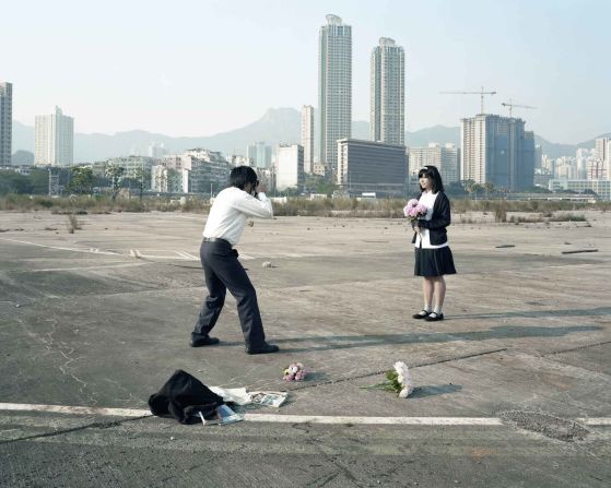 Hong Kong photographer Lau Chi-Chung's conceptual series "After School" is about the gap between the city's education system and the real lives of its students. Growing up in Hong Kong, "the teacher was the authority," says Lau. "But after leaving school we've taken years to realize that much of what we might've learned is wrong."