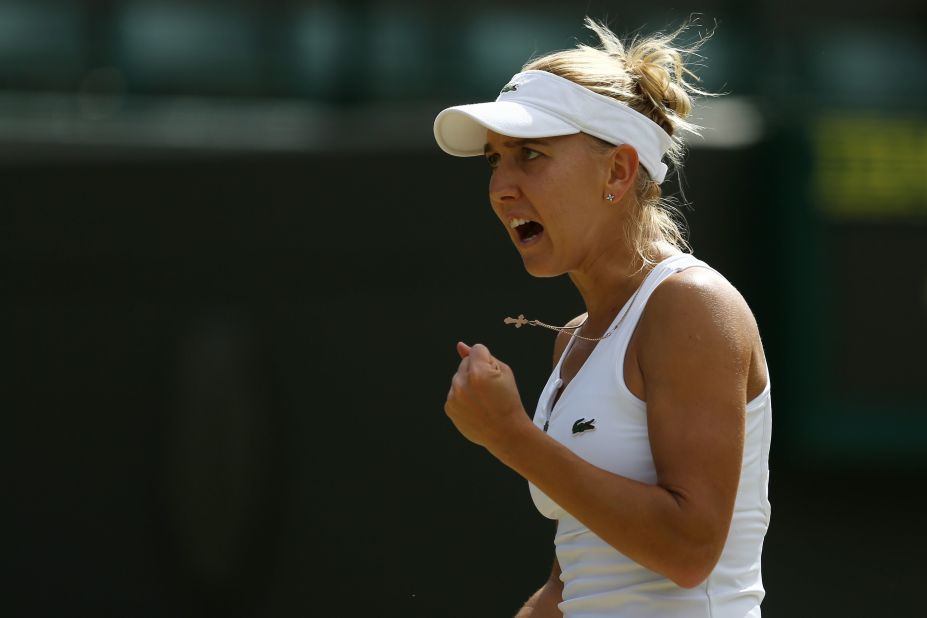 The American will next play another Russian, Elena Vesnina, who beat 19th seed Dominika Cibulkova 6-2 6-2 to reach her first grand slam semifinal. The Slovakian has only once got past a major quarterfinal, losing the 2014 Australian Open title match.