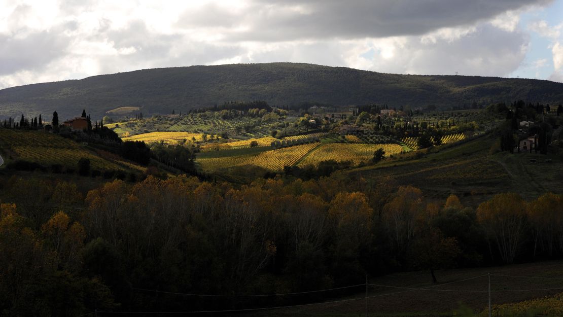 San Gimgnano, a UNESCO World Heritage village, is on the Vernaccia wine route. 