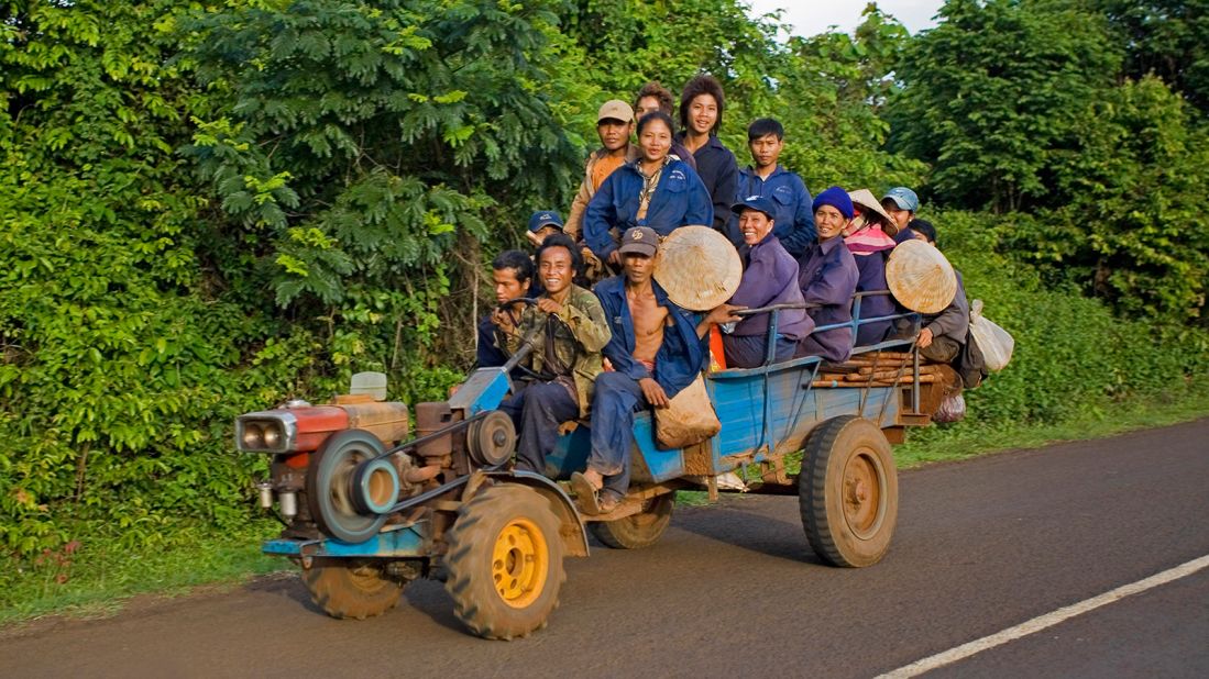 Many workers on the Bolaven coffee plantations are members of the Laven tribe. It was the Laven people, whose ancestors were part of the great Khmer empire that flourished from the ninth to the thirteenth centuries, who gave the Bolaven its name -- which means "home of the Laven" in Lao.