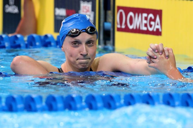 <a href="index.php?page=&url=http%3A%2F%2Fedition.cnn.com%2F2016%2F07%2F06%2Fsport%2Fkatie-ledecky-rio-2016-us-swimming%2F">Katie Ledecky stunned the world at London 2012 </a>by clocking the second fastest 800m time in history and winning the gold at the age of just 15. Since then, the U.S. star has set 11 world records and won every major international race she has competed in.