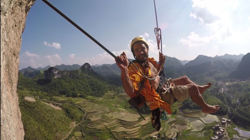 The karst limestone peaks and arches make it a playground for the fearless. 