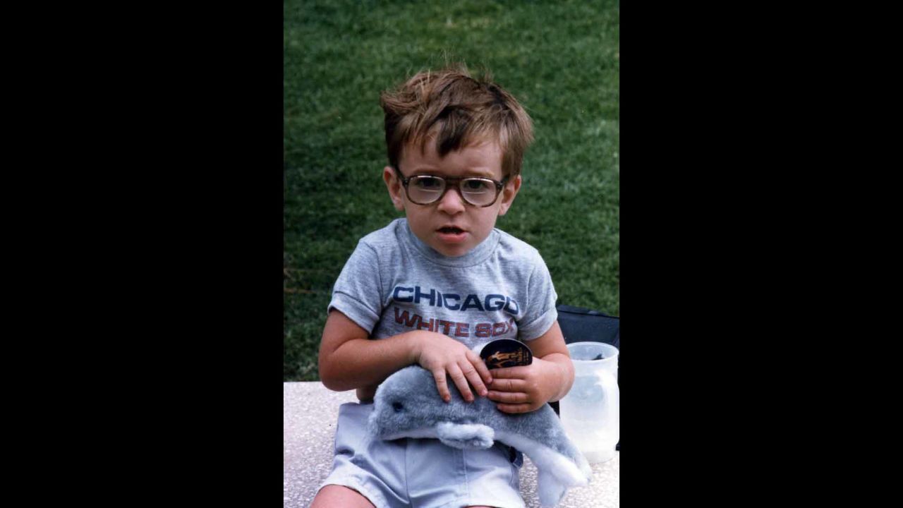 Benetti grew up a huge Chicago White Sox fan. Here he is as a kid sporting his favorite team's t-shirt. 