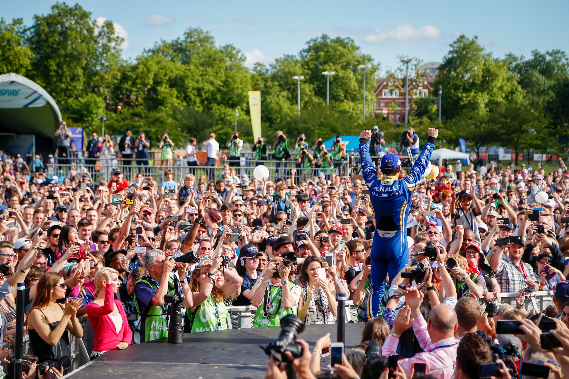 Buemi's Renault eDams teammate Nico Prost (pictured) won both London ePrix.