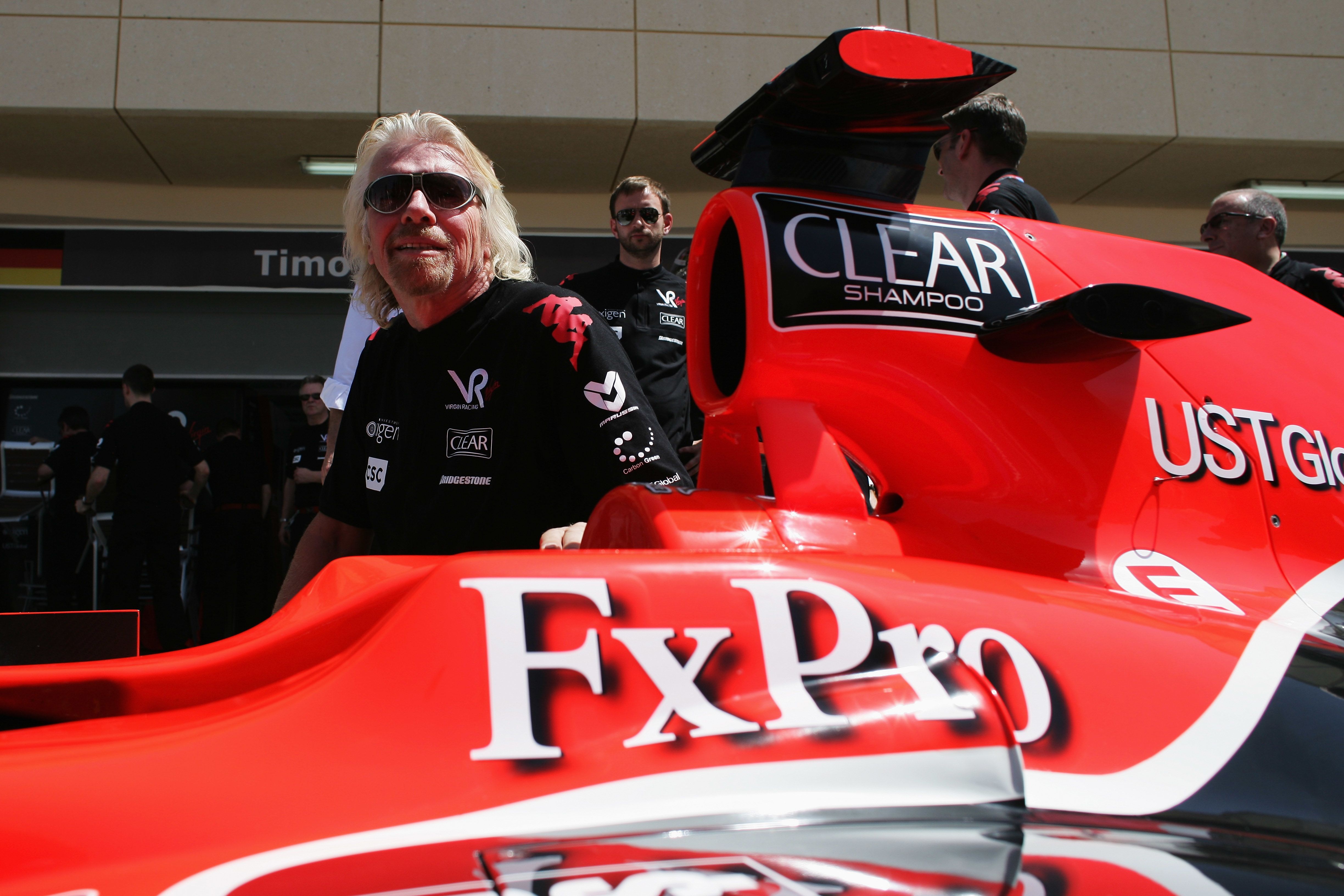 Formula E isn't Branson's first foray into top level motorsport. In 2010, Virgin Racing competed in the Formula One world championship.