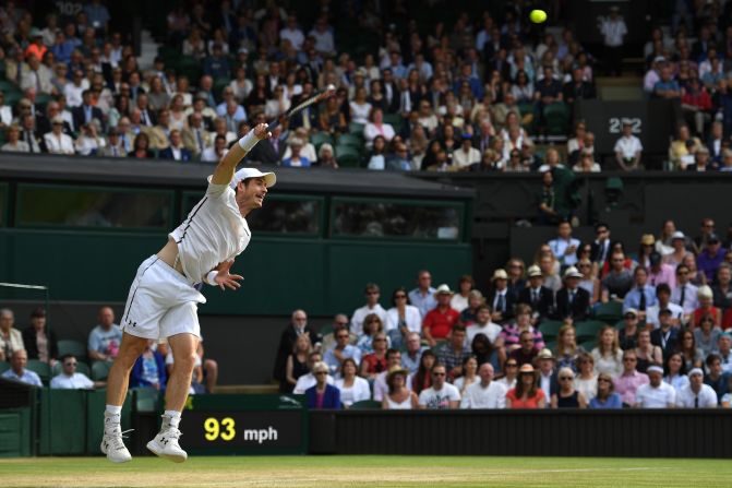 Elsewhere, targeting a second Wimbledon title, British hope Murray defeated Jo-Wilfried Tsonga in another five-setter. 