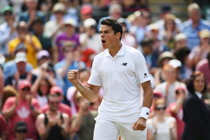 The Canadian looked in good shape in his four-set victory over Sam Querrey, maintaining first-serve effectiveness above 90% throughout the opening two sets. While the American did rally in the third, Raonic prevailed 6-4 7-5 5-7 6-4. 