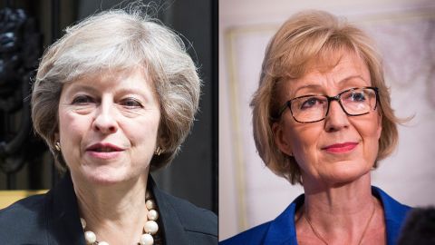 Conservative MPs Theresa May, left, and Andrea Leadsom will vie to be Britain's next PM.