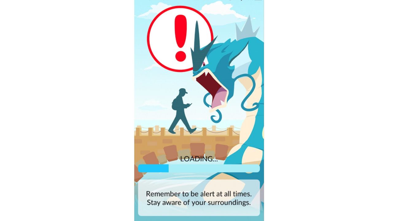 pokemon go warning