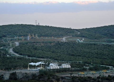 Several renewable power plants are operating in the geothermal fields of Olkaria, Kenya, harvesting the power of underground geothermal energy.<br />The site is located on the floor of the Kenyan Rift Valley, near the shores of Lake Naivasha some 120 kilometers north-east of the capital, Nairobi.