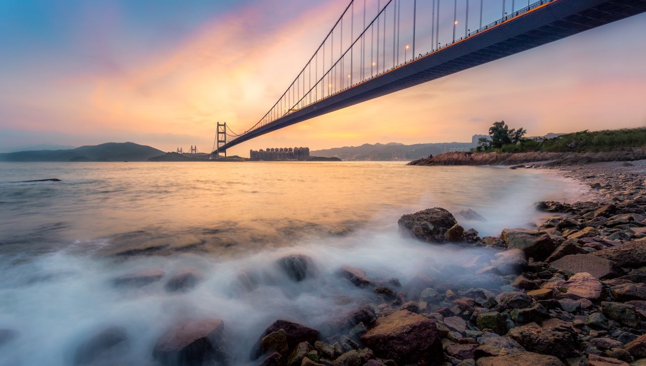 <strong>Tsing Ma Bridge: </strong>This bridge connecting the islands of Tsing Yi and Ma Wan -- where it got its name -- spans 1,377 meters and became the world's second-longest bridge when it opened in 1997. The six-lane suspension bridge is now the ninth-longest in the world.