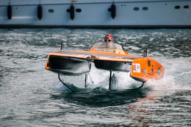 Last year's record was set by Dutchman Gerard van der Schaar of the Clafis Private Energy Solar Team, who clocked a speed of 44.4 km/h over one eighth of a nautical mile (231.5 meters). 