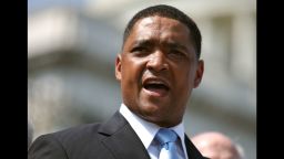 WASHINGTON, DC - SEPTEMBER 14:  U.S. Rep. Cedric Richmond (D-LA) addresses a rally with fellow House Democrats on the steps of the U.S. Capitol