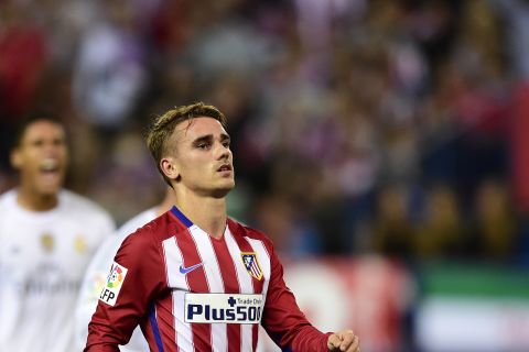 Griezmann's goals fired Atletico into the 2015-16 Champions League final. Trailing Real Madrid 1-0, Griezmann had the chance to equalize but smashed his penalty against the crossbar. After a 1-1 draw he scored in the ensuing shootout, but Real triumphed. He ended the season with 32 goals in 54 appearances.