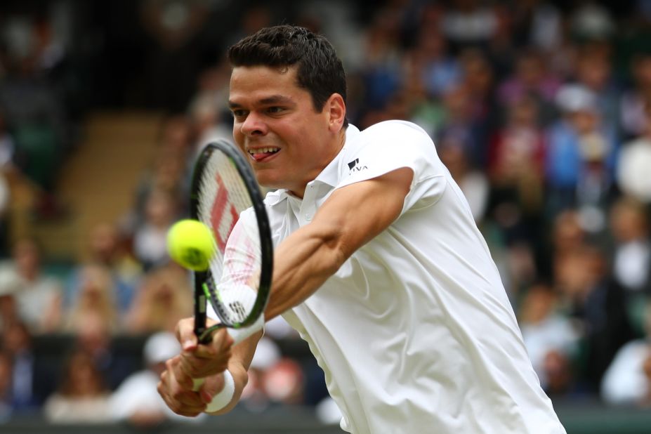 Indeed, Federer may have hit a 1,200th Wimbledon ace, but the Raonic serve was even better on the day. With a match average hovering around 133 mph, the sixth seed smashed this year's tournament record, reaching 144 mph.  