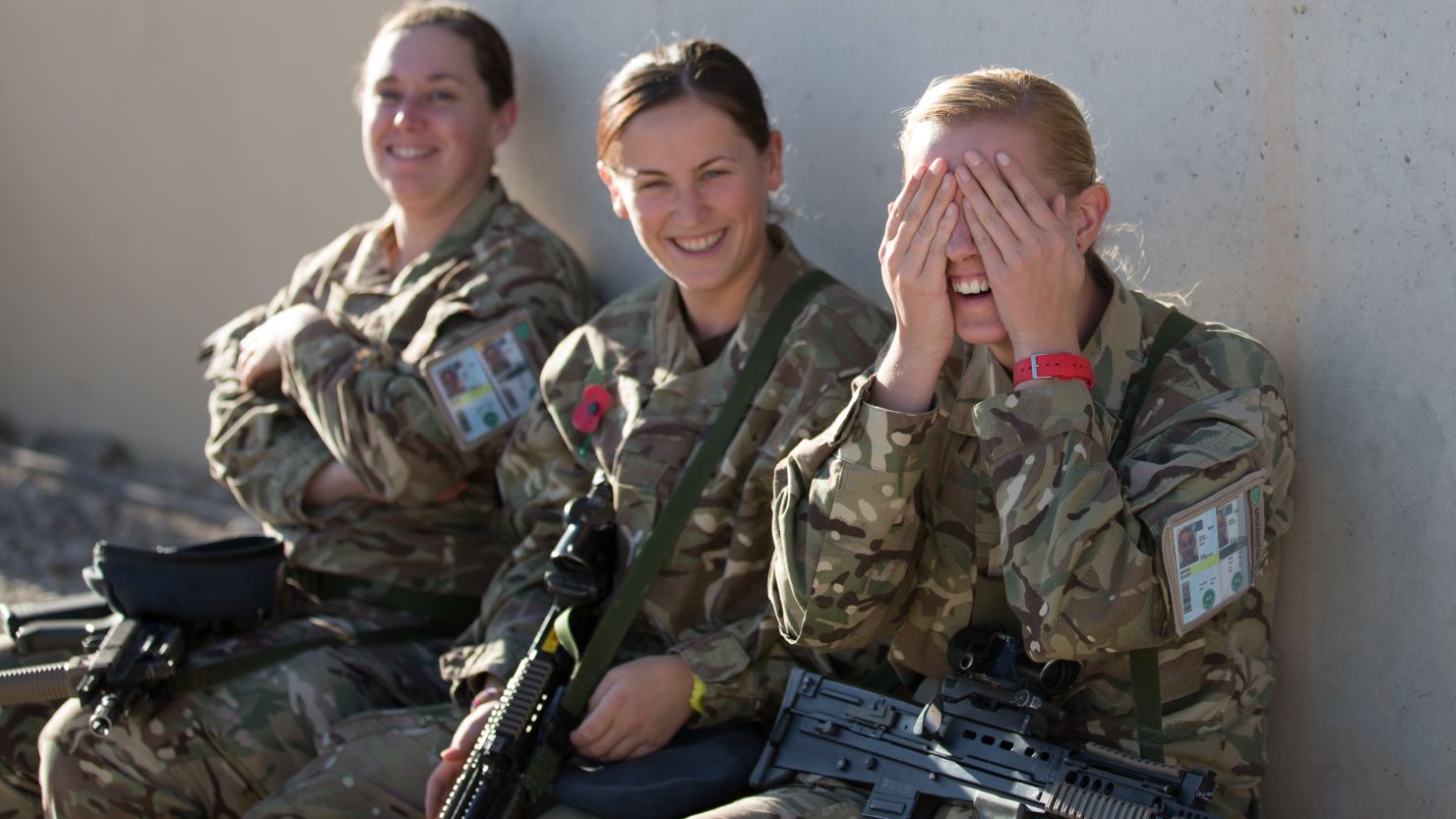British female troops have served in Afghanistan and Iraq, but were barred from close combat roles.