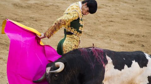 Spanish bullfighter Victor Barrio performs in Madrid in 2011. He was gored to death by a bull Saturday. 