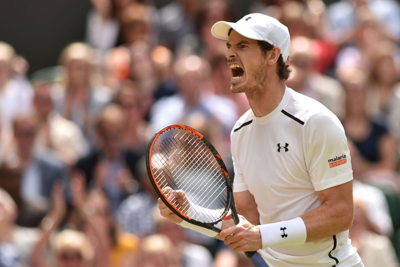 Andy Murray defeated Milos Raonic to win the 2016 Wimbledon title after a 6-4 7-6 7-6 victory on Centre Court.