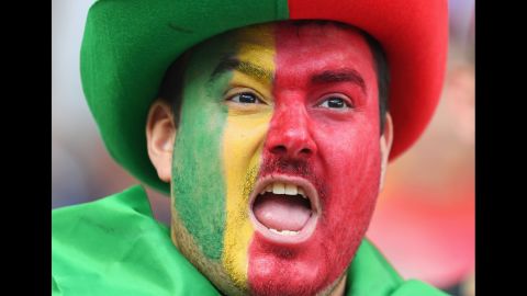 Portugal fans watched on as its team tried to overcome the loss of its star player.