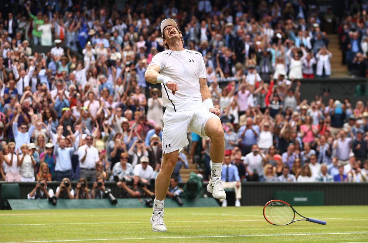 And once again it was Murray who prevailed, winning 7-2 in the tiebreak to wrap up victory in straight sets. 