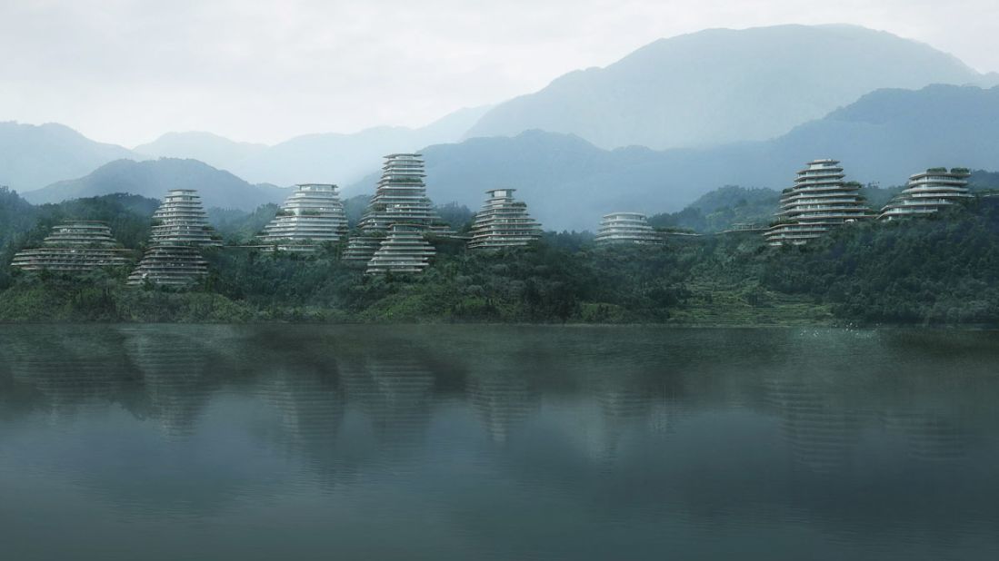 The village faces the serene Taiping lake. 