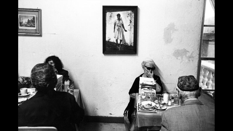 People come together for the Passover Seder, which marks the beginning of the Jewish holiday, at the Blackstone Hotel in 1980. Monroe says South Beach was a place the Jewish community could do more than just enjoy the weather. "It was a place to live communally and practice their religious beliefs," he said. "There were many temples, and many hotels had converted card rooms into shuls."