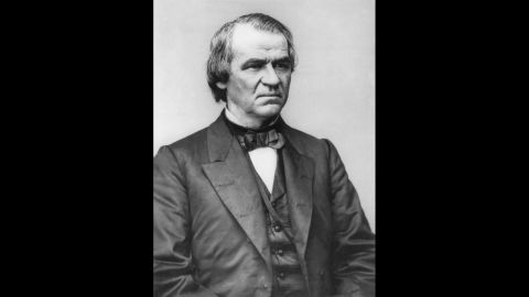 Johnson was a War Democrat chosen by Republican Abraham Lincoln as part of his National Union ticket in 1864. After Lincoln's assassination in 1865, Johnson became President. He served until 1869, surviving an impeachment conviction by a single vote in the Senate.