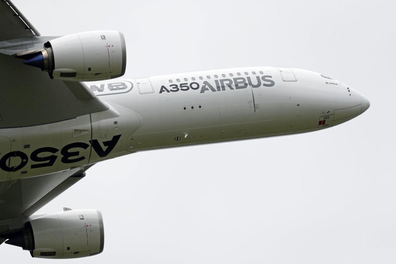 The second Airbus A350XWB ever built was also showing off at Farnborough. It wowed the crowds with a super-steep takeoff.