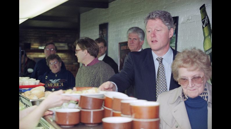 President Bill Clinton got lunch at Cleveland's Sokolowski's University Inn in 1995, while he was in town for a conference.