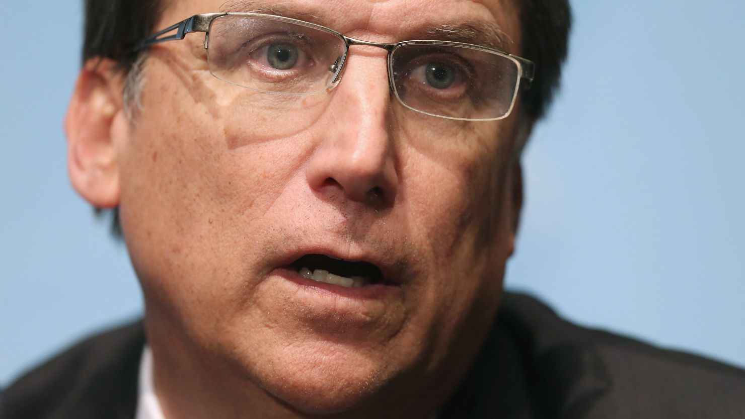Then-North Carolina Gov. Pat McCrory holds a news conference with fellow members of the Republican Governors Association in February 2015 in Washington, DC.