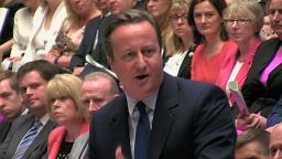 David Cameron faces his last Prime Minister's Questions (PMQs) at the House of Commons in London on July 13, 2016.