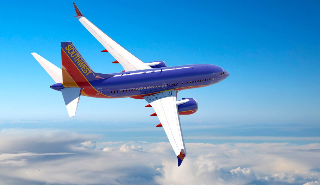 Southwest is a major U.S. airline and the world's largest low-cost carrier. It ranked second in North America for customer satisfaction by J.D. Power in 2016. The Boeing 737MAX (pictured) is set to launch with Southwest Airlines in late 2017.<br />