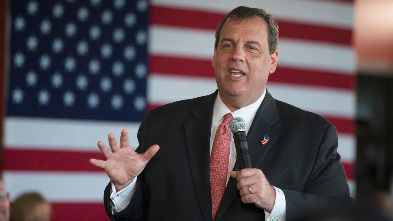 New Jersey Gov. Chris Christie, who ran against Trump in the primary