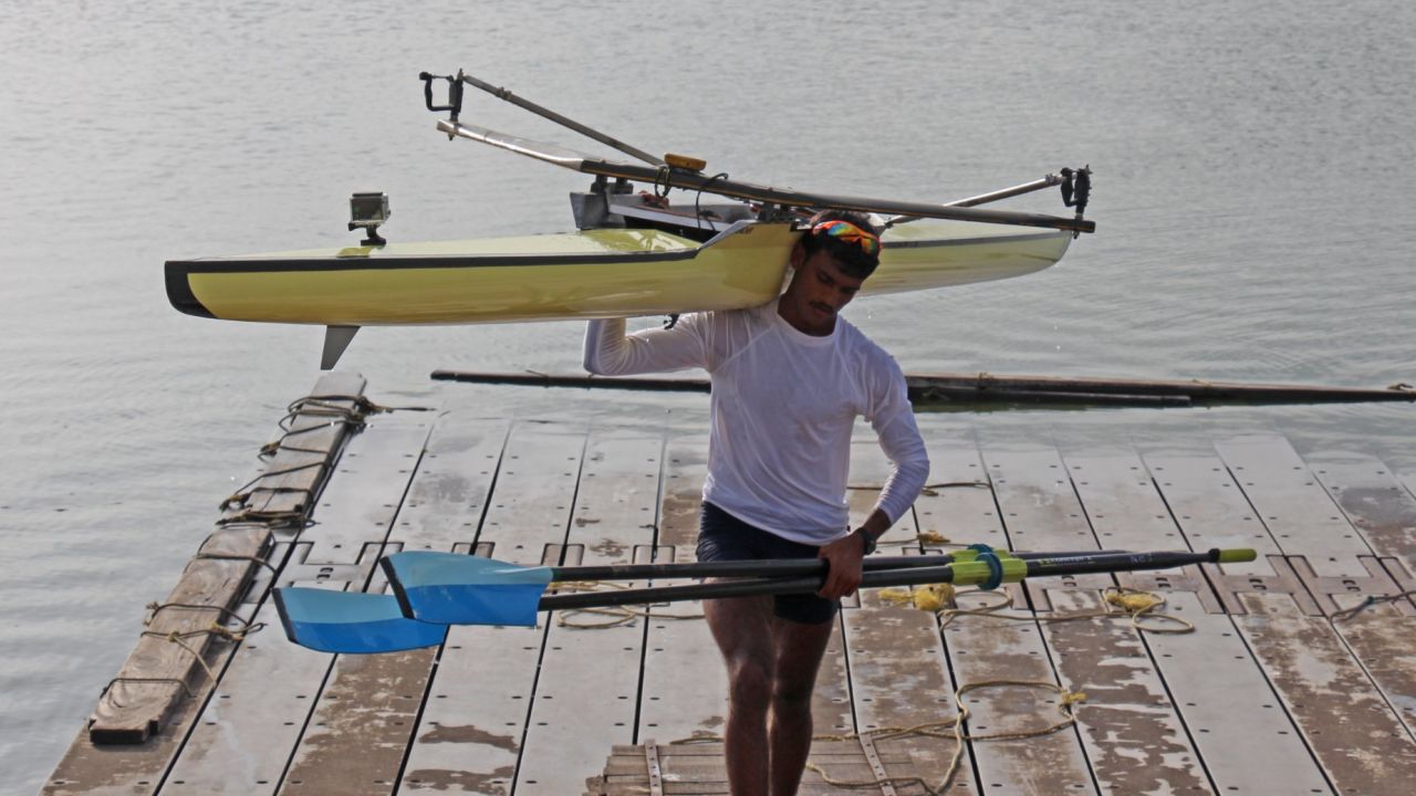 Bhokanal started rowing in the army, he will represent India at this year's Olympics
