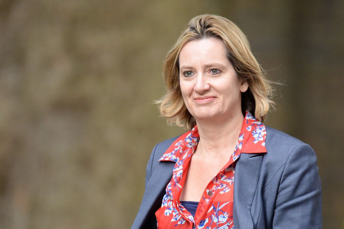 British Home Secretary Amber Rudd urged people not to "rush to conclusions" over the case. 