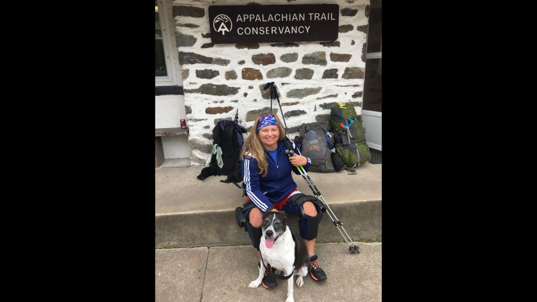 Paralyzed woman hikes the Appalachian Trail