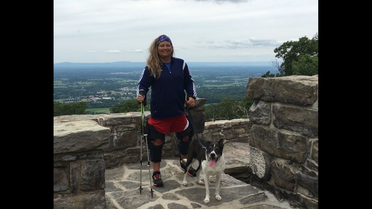 The 2,190-mile long Appalachian Trail is daunting even to those who have no trouble walking, and few who set out manage to travel the entire trail. That hasn't stopped Stacey Kozel. 