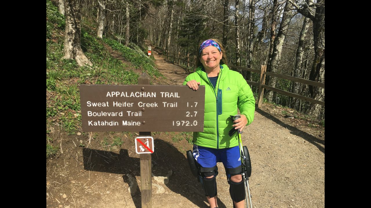 Stacey started her hike this March and has already passed the halfway point of the Appalachian Trail. Her determination has earned her a nickname among the hikers on the trail: Ironwill.