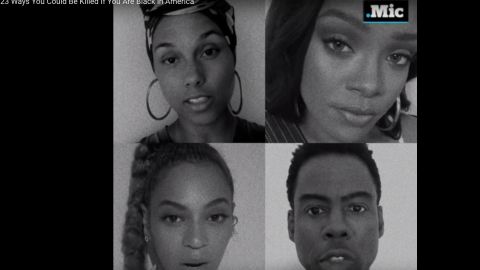 Celebrities came together to film "23 Ways You Could Be Killed if You are Black in America."