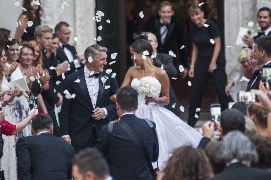 Ivanovic married the Germany and Manchester United footballer in Venice, Italy, in July 2016.