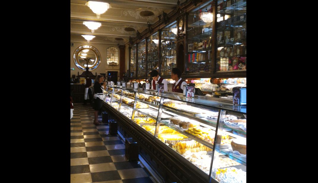 With chandeliers and marble floors, Versailles is the most opulent of all Lisbon's cafes.