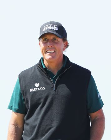 The 46-year-old claimed a three-shot lead at the British Open Thursday after his final putt agonizingly lipped out of the hole.  